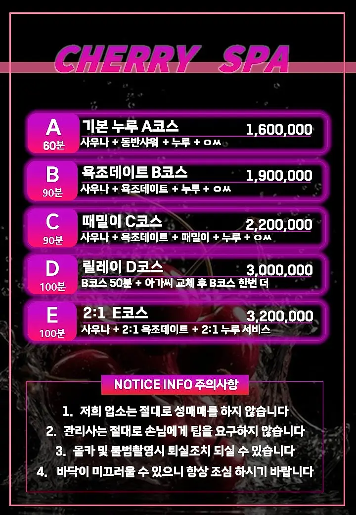 체리 스파 현장 사진 2